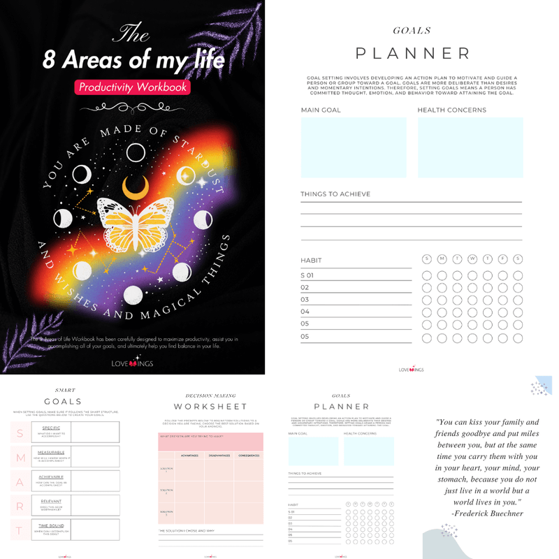 The Productivity 8 Areas of Life Workbook