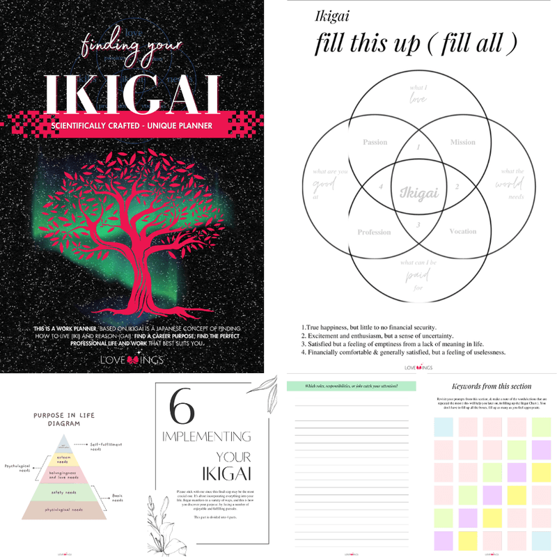 Finding Your Ikigai Work Planner
