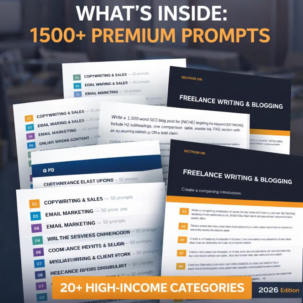 4000+ Claude AI Prompt Mega Bundle