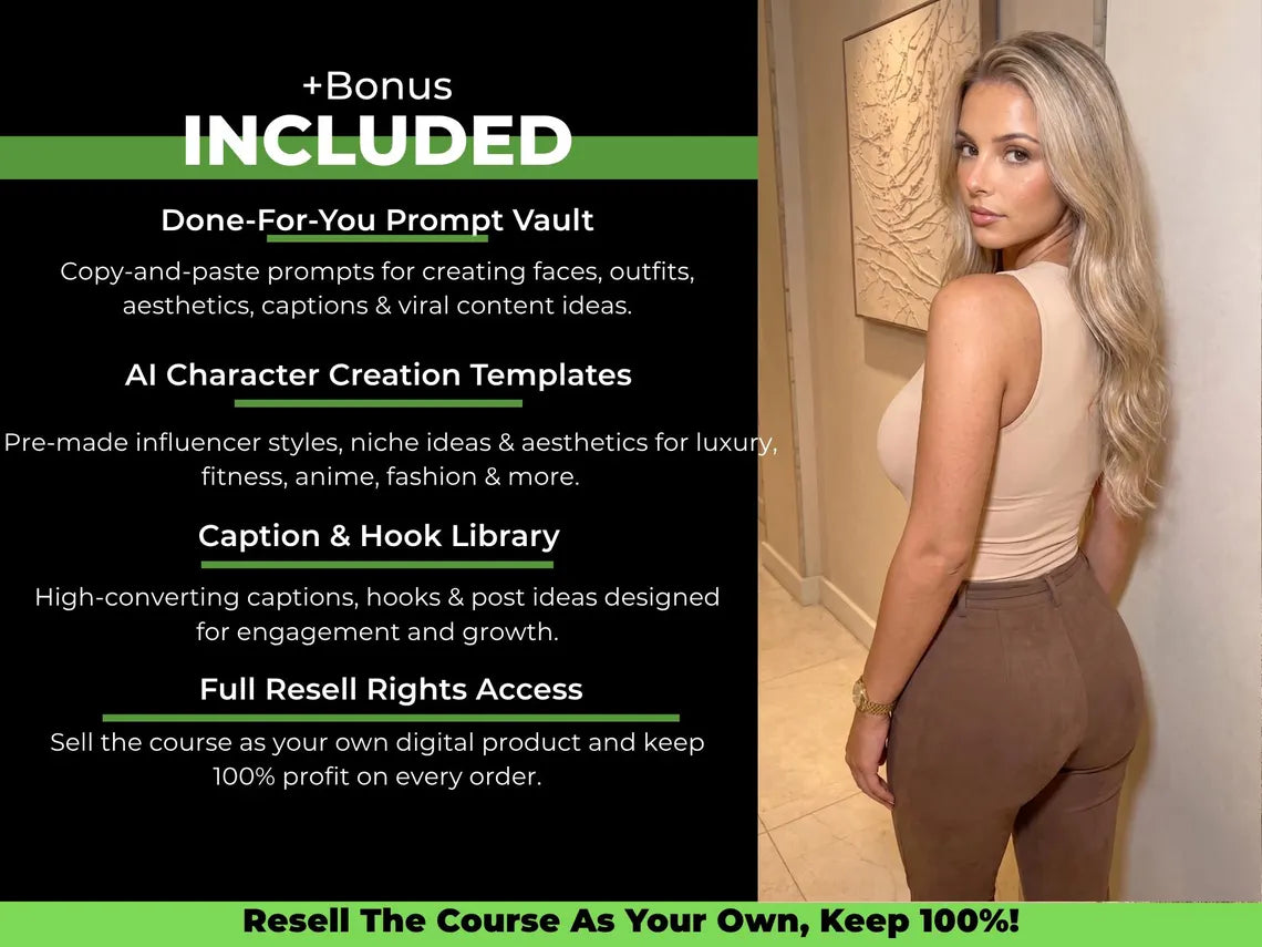 Create Realistic AI Influencers